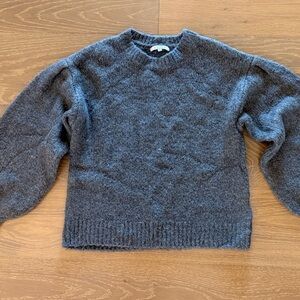 Z Supply Heathered Charcoal Crewneck Sweater